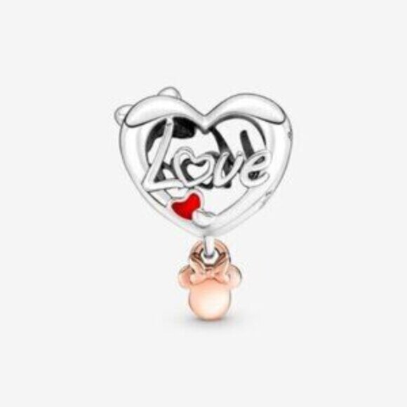 Pandora Minnie Mouse Mom Heart Charm - Picture 2 of 5